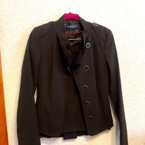 Mexx Metropolitan Military Style Suit with Skirt - brown, EUC